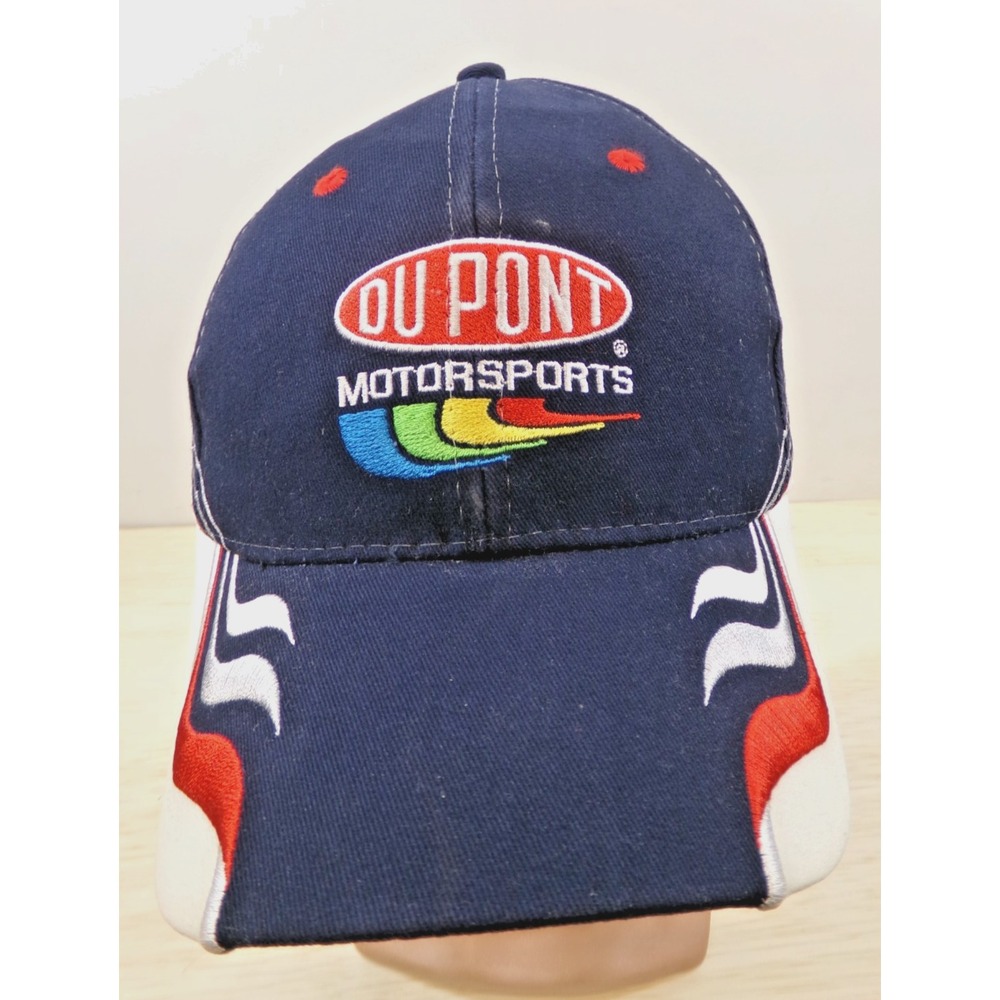 Winners Circle Cap Hat NASCAR Dupont Motorsports #24 Jeff Gordon Adjustable Blue